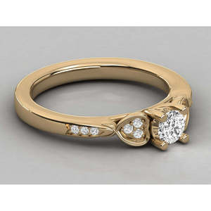 Anillo Solitario de Oro de 10K para Mujer con Diamante Cultivado en Laboratorio - Product Image 6