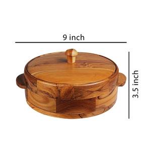 Caja Chapati de madera Natural hecha a mano de alta calidad, almacenamiento de alimentos a la moda, obsequio de olla caliente, excelente precio para 100%, buena calidad - Product Image 5