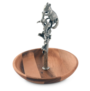 Cuenco de madera estándar de latón AK con conejo de Metal y cuenco de diseño atractivo para vajilla/Decoración de cocina - Product Image 3