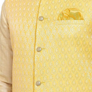 Diseño bordado multicolor hombres chaleco venta al por mayor precio ajustable hombres chaleco para fiesta desgaste - Product Image 6