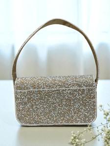 กระเป๋าสะพายไหล่สไตล์โบโฮประดับลูกปัดทำด้วยมือ, กระเป๋าปักลูกปัด, กระเป๋าสะพายข้างลูกปัด, กระเป๋าถือประดับลูกปัด - Product Image 3