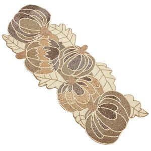 Thủ công đính cườm bảng Runner với bí ngô thiết kế cho mùa thu trang trí bảng Mat cho kỳ nghỉ bên nhà khách sạn đám cưới Vườn - Product Image 2