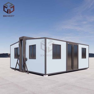 Pequeña Casa Contenedor Expandible de 20 Pies, Consumo de Energía de 12KW, Área de 27.5 Pies Cuadrados, Capacidad <span class=keywords><strong>para</strong></span> 2-4 Personas, Uso como Taller al Aire Libre - Product Image 1