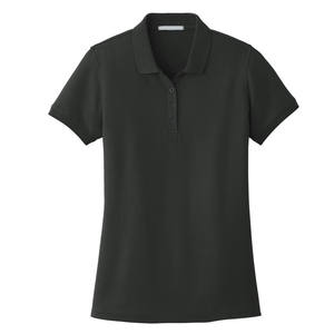 Ajusté pour femme pour polo en tissu extensible tricoté de style jersey lisse pour un usage professionnel décontracté ou quotidien - Product Image 4