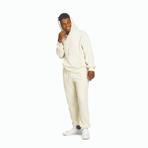 Chándal con Capucha para Hombre, 100% Algodón, Corte Holgado, Color Sólido, Transpirable, Trackstar, Marca Privada OEM - Product Image 4