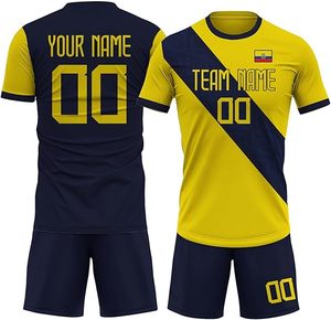 Maillot de football personnalisé avec logo OEM ODM, ensemble d'uniformes de football respirants pour l'entraînement, pour enfants, hommes, équipes - Product Image 5