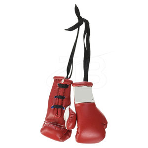 Logo personnalisé porte-clés mini gants de boxe en PU mini porte-clés gant de boxe en cuir vente de gros - Product Image 4