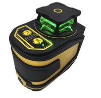 Nouveau niveau laser industriel HIKARI haute précision 3 axes auto-nivelant 1 mm/5 m, laser vert, protection IP54, portée intérieure 20 m