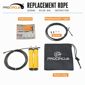 <span class=keywords><strong>Cuerda</strong></span> de <span class=keywords><strong>Saltar</strong></span> con Peso, Cable de 10 Pies, Manijas con Rodamientos de Bolas de 360 Grados, Agarre Antideslizante para Entrenamiento de <span class=keywords><strong>Boxeo</strong></span> y Fitness - Product Image 4