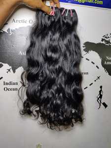 Lots de cheveux naturels ondulés bruts Remy indiens, fournisseur indien, cuticules alignées, tissage double machine, toutes couleurs, JERRY HAIRS - Product Image 4