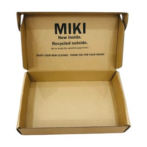 Caja de cartón corrugado personalizada de alta calidad para zapatos, embalaje reciclable autoerigible con impresión flexográfica, caja de papel sostenible - Product Image 2