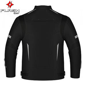 เสื้อแจ็กเก็ตมอเตอร์ไซค์กันน้ำกันลมสำหรับผู้ชาย, เสื้อเกราะป้องกันเต็มตัวผ้าคอร์ดูราสำหรับแข่งรถ - Product Image 4