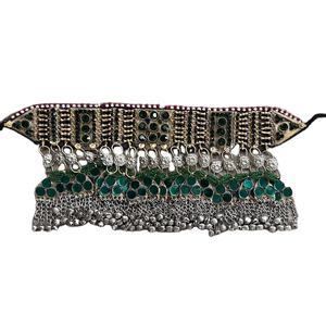 เครื่องประดับสร้อยคอระบายอากาศน้ำหนักเบาสำหรับงานแต่งงานในรูปแบบที่กำหนดเองของผู้หญิงชุดเครื่องประดับวินเทจชนเผ่าอัฟกานิสถาน - Product Image 1