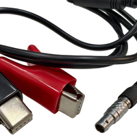 Kabel Rakitan Konektor Push Pull 2 Pin Kustom ke Klip Buaya untuk Adaptor Daya