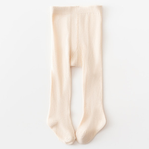 Quần bó sát cho bé gái Xuân Thu Quần tất trẻ em dệt kim thoáng khí kiểu tất màu trơn - Product Image 5