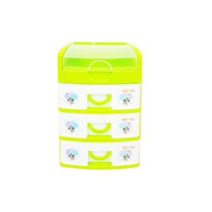 Multi-Purpose Mini Plastic <b>Stackable</b> Injection Molded Modern Desktop Bathroom Cabinet 4 <b>Drawers</b> Storing Stationery Cosmetics - Product Image 4