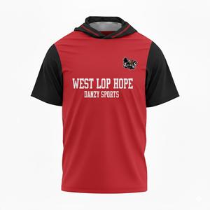 เสื้อฮู้ดบาสเก็ตบอลพิมพ์ลาย ดันซี่ สปอร์ต ระบายอากาศได้ดี ผลิตจากโพลีเอสเตอร์ 100% ไซส์พลัส สั่งทำได้ - Product Image 6