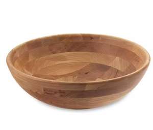 ชุดชามไม้เนื้อแข็งดีไซน์แบบโบราณที่ติดทนนานพร้อมการตกแต่งตามธรรมชาติสำหรับงานเลี้ยง - Product Image 1