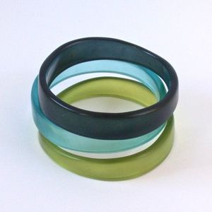 Bracelet en résine bijoux de créateurs de mode bracelet en résine couleur cadeau marbre ambre irrégulier autre bracelet pour femmes filles - Product Image 3