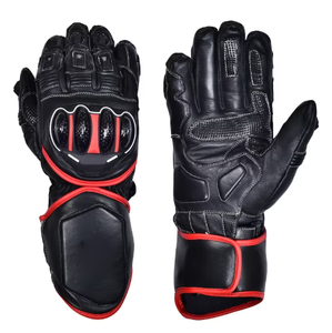 Gant d'équitation en cuir respirant pour moto Gants de protection pour moto avec écran tactile Gants pour moto - Product Image 1