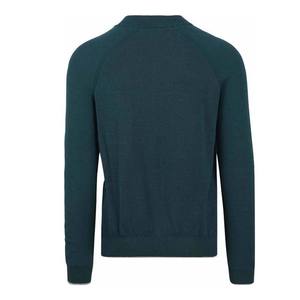 Wholesale Cotton Sweater Fashion Casual Custom Men Half Zipper Casual Blank Knitted Round Neck Breathable Solid Color Sweaters - Product Image 4