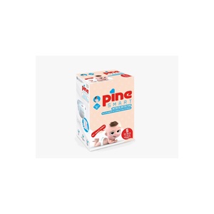 ผ้าอ้อมสำเร็จรูปพิมพ์ลาย Pine Smart สำหรับเด็กทารก รุ่นจูเนียร์ แพ็ค 5 ชิ้น น้ำหนัก 11-25 กก. พร้อมระบบป้องกันการรั่วซึมแบบ 3 มิติ และพื้นผิวแห้งซึมซับได้ดี - Product Image 1
