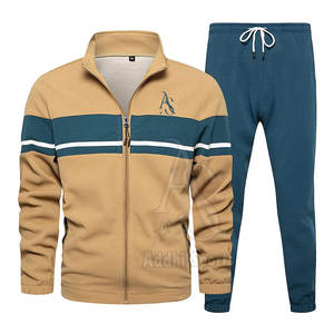 Ensemble de survêtement 2-en-1 léger et respirant pour homme, en coton 100% durable, à motif uni, séchage rapide, écologique, avec logo personnalisé, idéal pour l'extérieur - Product Image 2