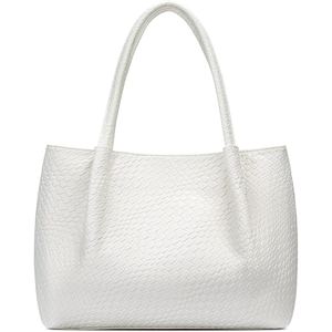 Bolso tote de cuero con estampado de cocodrilo de primera calidad, hecho de piel de vaca auténtica, elegante bolso de hombro para mujeres modernas. - Product Image 6