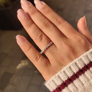 Eternity Round Brilliant Cut Diamond Wedding Band with Bezel Set 2.00mm VS Clarity G Color Women's Elegant Diamond <b>Ring</b> - Product Image 5