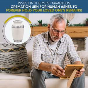 Urna di cremazione per ceneri umane di Forever Lane | Urne commemorative accuratamente realizzate a mano con finiture eleganti per onorare e ricordare - Product Image 4