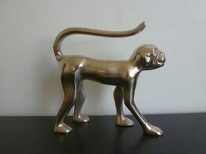 Par de estatuas de elefante de Metal plateado, conjunto de figuritas más alto de 4,5 pulgadas - Product Image 4