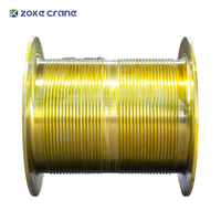 Ensemble de tambour de câble pour grue, tambour de câble rainuré en acier sur mesure pour grue à pont, grue portique et palan