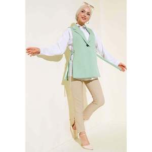 Gilet ouvert sur le côté menthe - Product Image 2