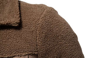 Chaqueta de Forro Polar con Cremallera y Parches Bordados para Hombre, Otoño-Invierno, Casual, de Spandex/Poliéster Ecológico - Product Image 5