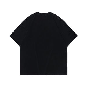 Streetwear vintage personnalisé lourd 100% coton délavé à l'acide T-Shirt ample surdimensionné graphique imprimé hip hop pour hommes - Product Image 2