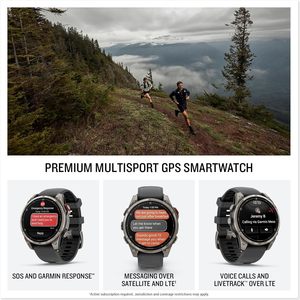 Fenix 8 Pro, 51mm, Display AMOLED, Smartwatch GPS Multisport connesso Premium, tecnologia inReach, zaffiro, titanio - Product Image 2