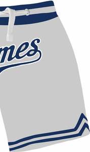 Short de basket-ball professionnel personnalisé de haute qualité pour hommes vêtements de sport de sport respirants taille élastique motif solide écologique - Product Image 3