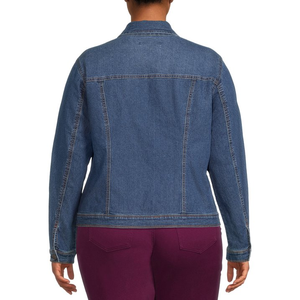 Veste en denim tissé pour femmes grande taille, design personnalisé, élégante, respirante, écologique, vente chaude d'hiver, exportée - Product Image 3