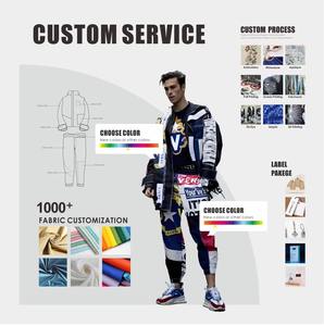 Custom Men's <b>Zip</b>-<b>Up</b> Hoodie Heavyweight 100% Cotton French Terry Embroidered Rhinestone <b>Y2K</b> Design Applique Sweatshirts <b>Hoodies</b> - Product Image 5