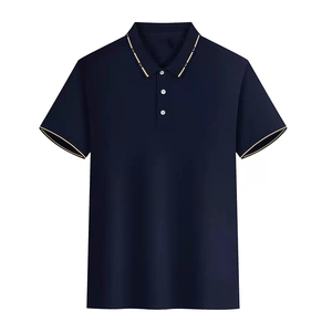 Camisas de Golf ajustadas para hombre, Polo personalizado de manga corta, liso, bordado, venta al por mayor - Product Image 3