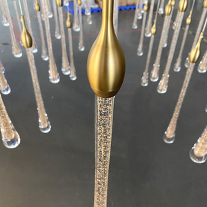 โคมไฟระย้าคริสตัลหรูหราสไตล์โมเดิร์นไฟ LED คุณภาพสูงประหยัดพลังงานสำหรับโรงงานโรงแรม - Product Image 3