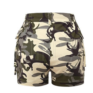 กางเกงขาสั้นคาร์โก้สำหรับผู้หญิงกางเกงขาสั้นคาร์โก้แบบลำลองสำหรับผู้หญิงดีไซน์ตามสั่งผลิตจากโรงงาน - Product Image 2