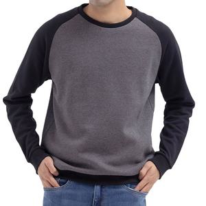 Sweat-shirts en coton épais 500 GSM pour hommes, vente en gros OEM, logo personnalisé, col rond uni, teinture unie, solides, hiver 2026 - Product Image 1