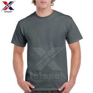 New Arrival <b>Men</b> <b>s</b> 100% Cotton Solid Knitted T <b>Shirts</b> Customized Logo Bulk Wholesale Price - Product Image 4