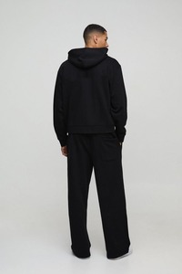 Producto en Tendencia 2025, Chándal con Corte Acampanado, Logotipo Personalizado, 100% Algodón, Chándal con Cremallera para Hombre - Product Image 5