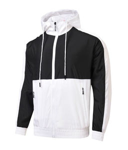 Chaqueta cortavientos de invierno de tendencia de alta calidad, capucha transpirable, logotipo personalizable, tela de lona, diseño Reversible para - Product Image 2