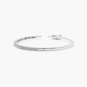 Bracelet tennis tendance avec diamants sertis clos, bijou élégant pour toutes les occasions - Product Image 2