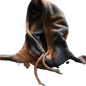 Sudadera con Capucha para Hombre, 100% Algodón, Gruesa, Estilo Francés, Forro Polar, Gruesa, de Alta Calidad, Lisa, Estilo Urbano, con Logotipo Personalizado - Product Image 5