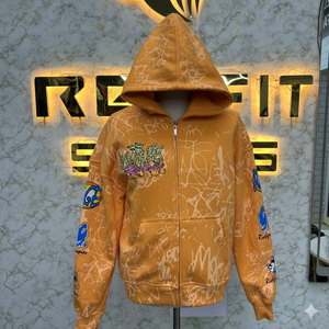 Sweat à capuche zippé avec étiquette personnalisée de qualité supérieure à la mode et bonne vente sweats à capuche à bas prix fabriqués en usine sweats à capuche pour hommes - Product Image 4