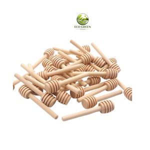 Venta al por mayor: Cuchara/Varita de madera natural reutilizable con logotipo personalizado para miel, utensilio de cocina. - Product Image 2